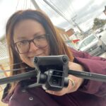 Caroline Jacques pilote de drone